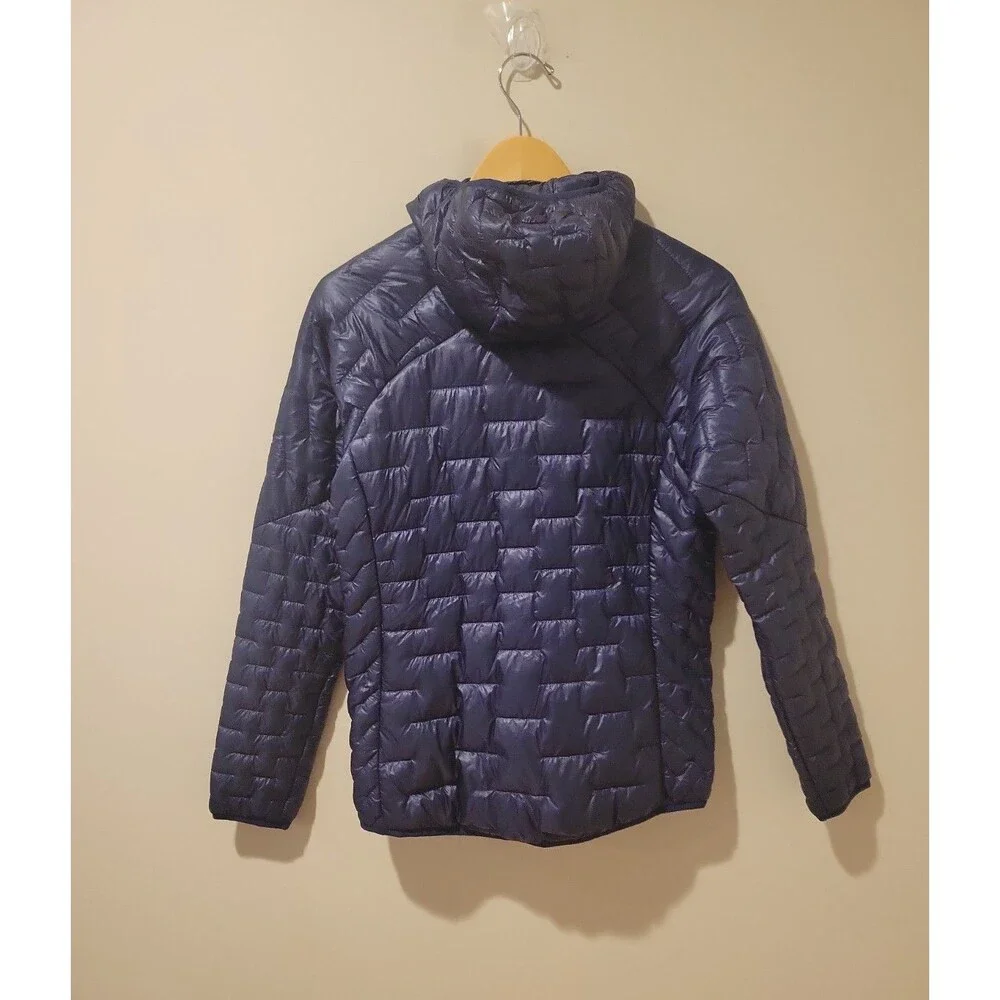 Patagonia Micro Puff Hooded Jacket Women's XS Navy Lightweight Insulated Outdoor - Picture 5 of 13